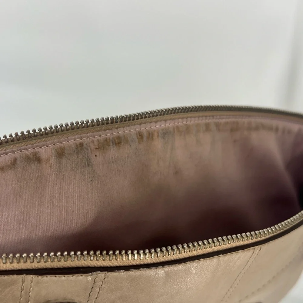 Coach Laura Leather Tote taupe